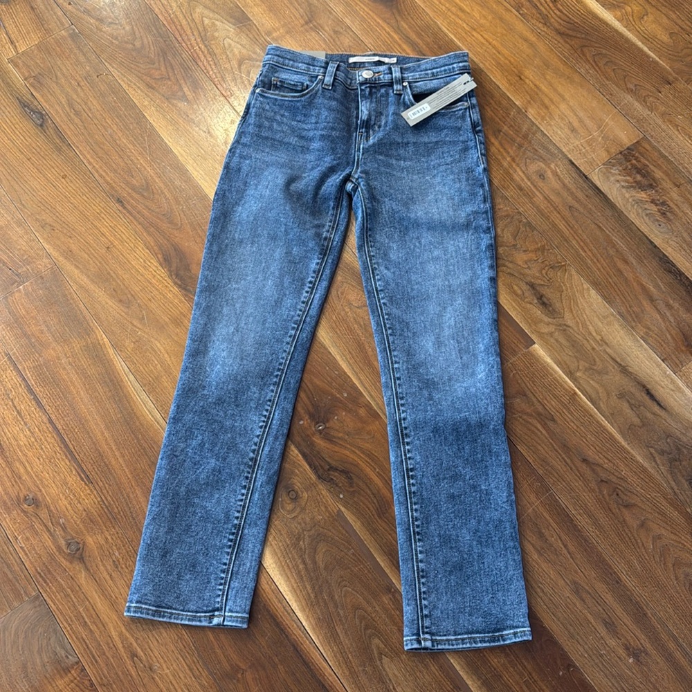 Hudson mid-rise straight ankle jeans size 25 NWT